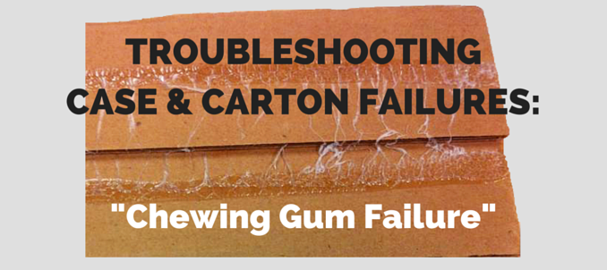 industrial adhesive chewing gum failure